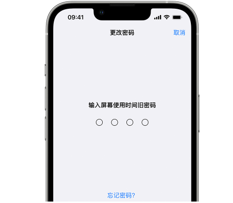 马山iPhone屏幕维修分享iPhone屏幕使用时间密码忘记了怎么办 