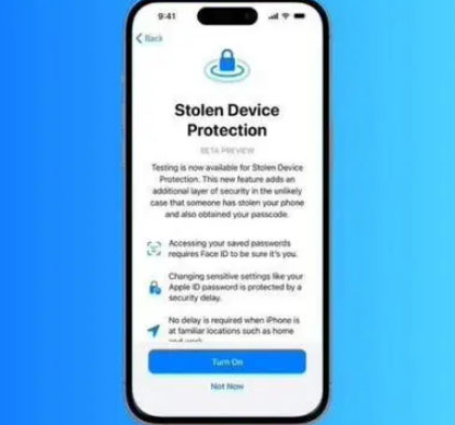 马山苹果授权维修店分享被盗设备保护功能开启方法 