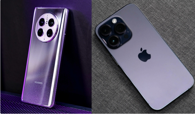 马山苹果14维修分享华为Mate50与iPhone14哪个好？ 